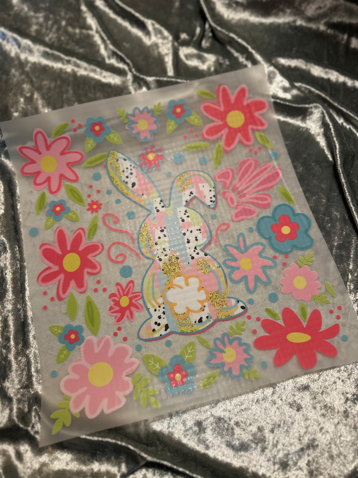 FLORAL BUNNY COLLAGE