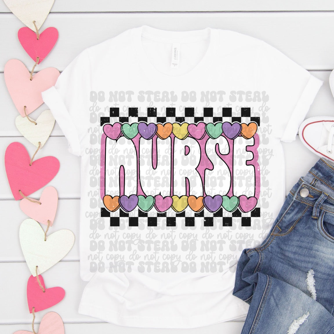 CHECKERED VALENTINE NAME