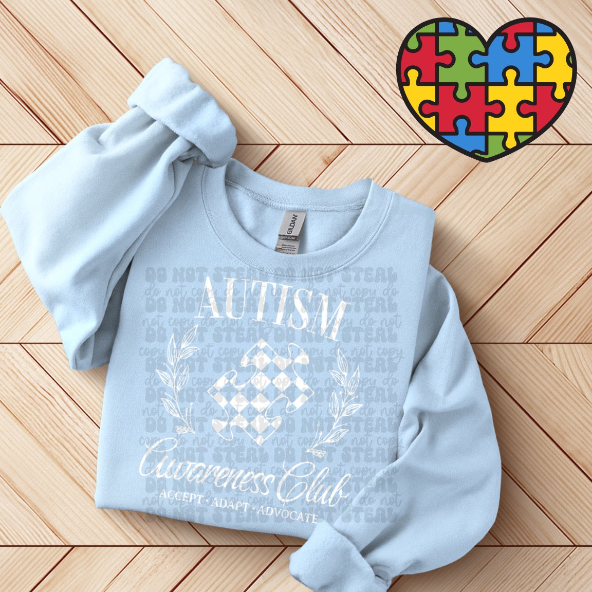 AUTISM AWARENESS CLUB (white)