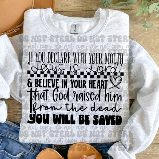 YOU WILL BE SAVED