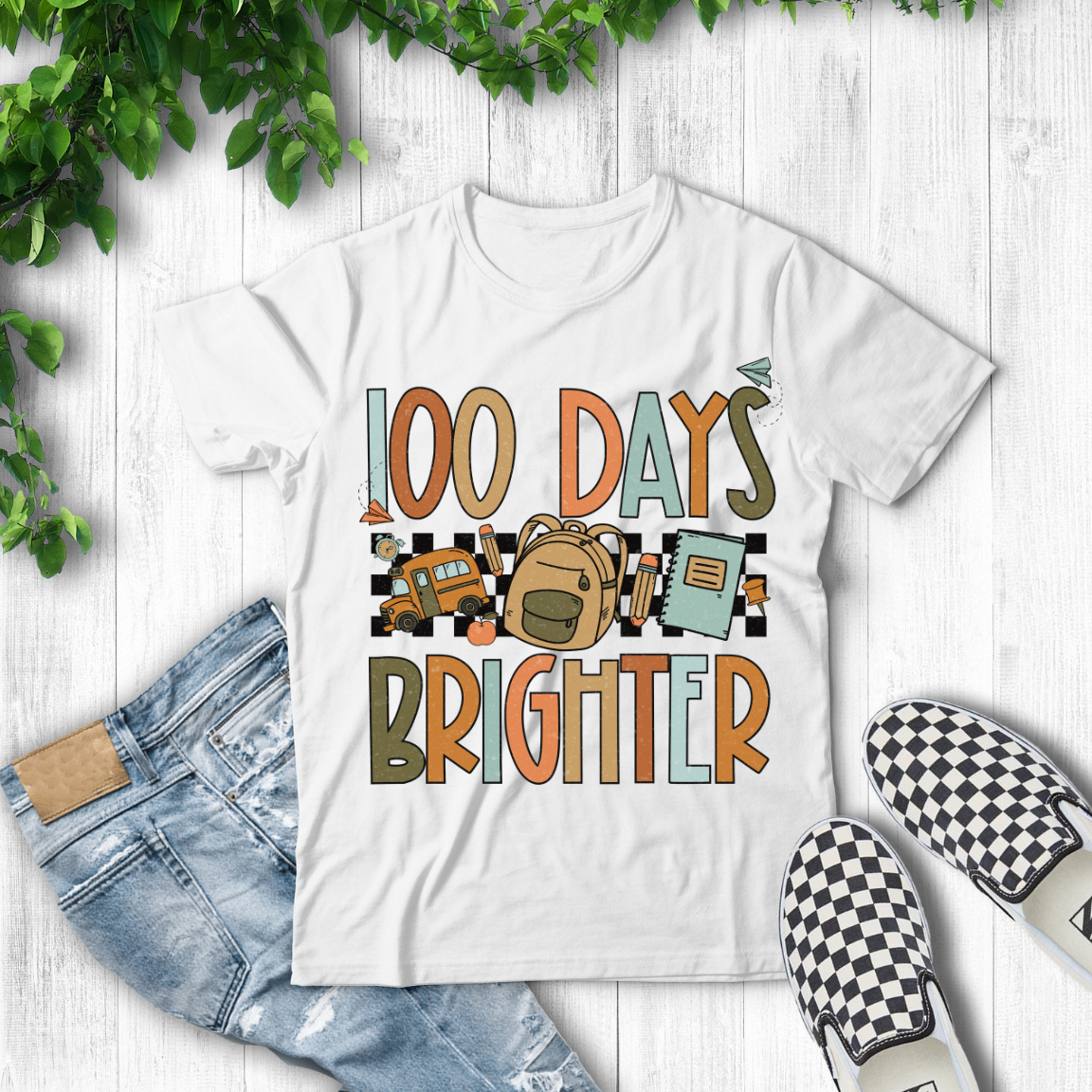 100 days brighter retro