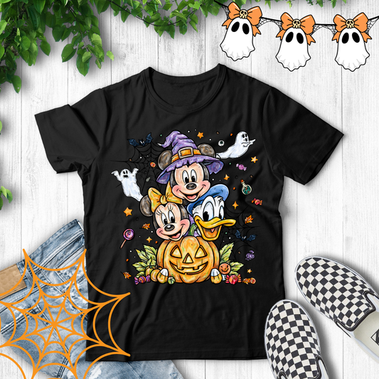 WITCH MOUSE FRIEND PUMPKIN STACK