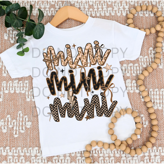 MINI STACKED BROWN