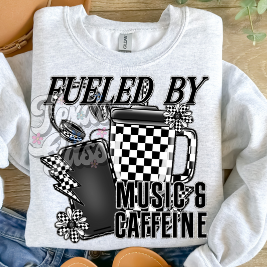FUELED BY MUSIC AND CAFFEINE