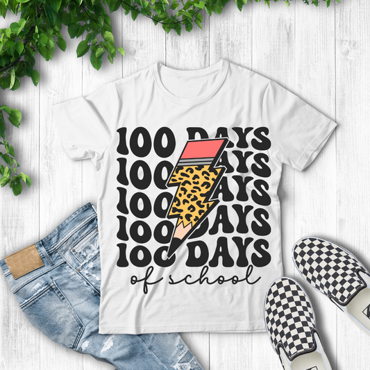 100 days lightening bolt