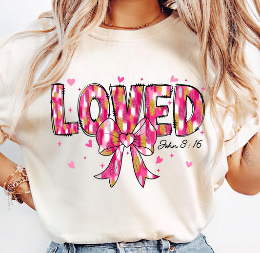 LOVED WATERCOLOR COQUETTE