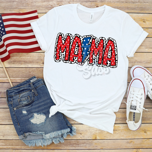 PATRIOTIC DALMATIAN MAMA