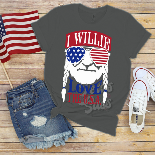 WILLIE LOVE THE USA