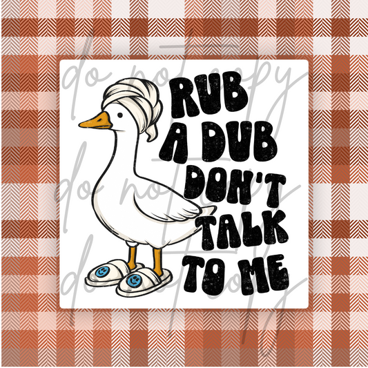 RUB A DUB
