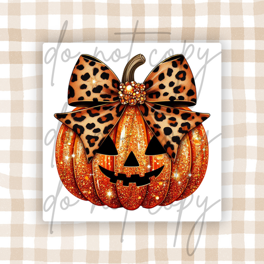 GLITTER FAUX PUMPKIN