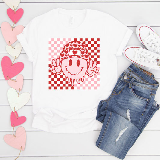 CHECKERED BEANIE VALENTINE