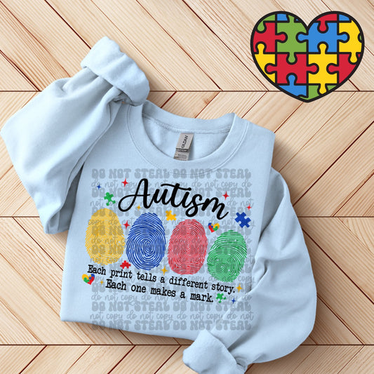 AUTISM THUMBPRINTS