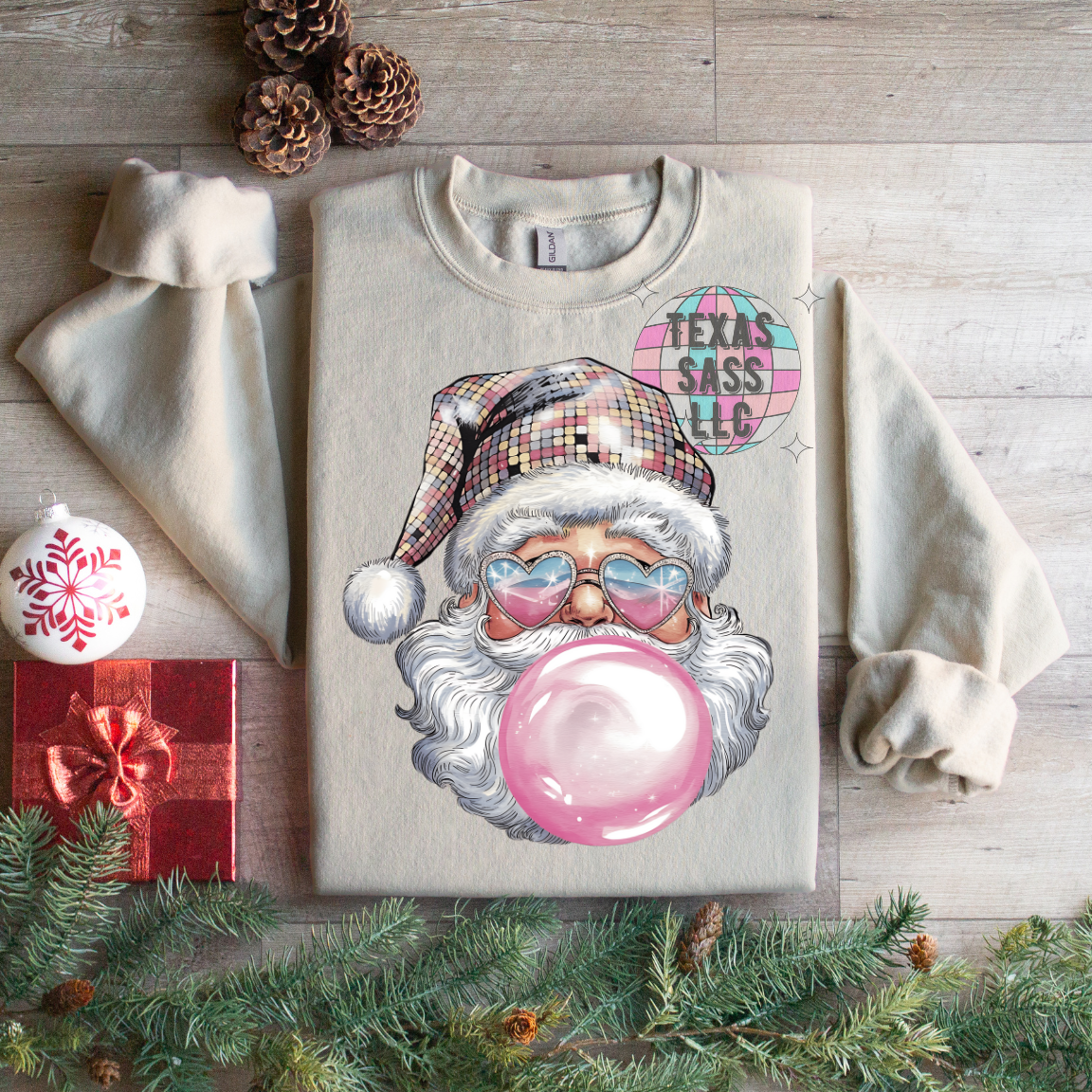 Disco Bubblegum Santa